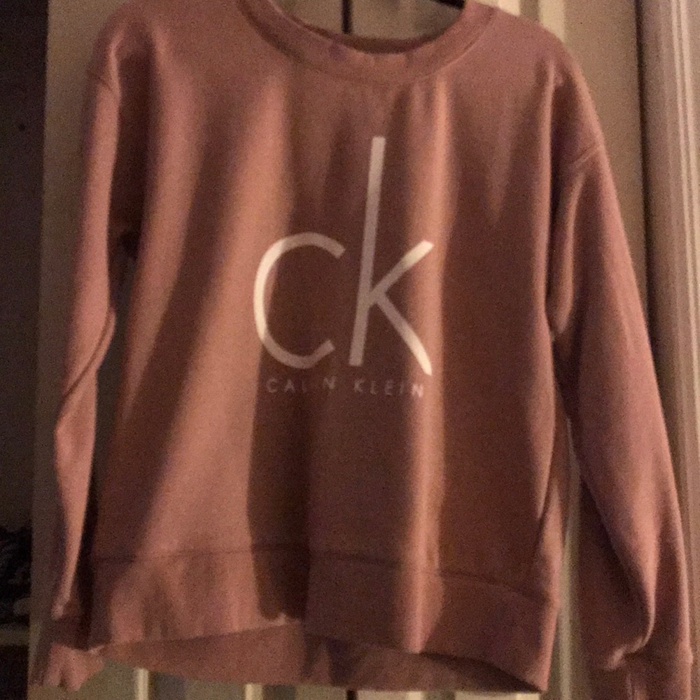 Pink Calvin Klein sweater